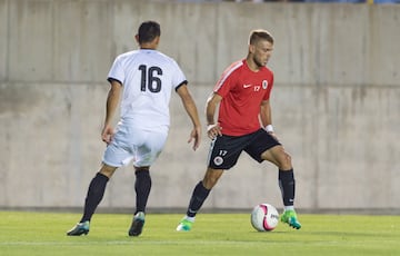 Canterano del Atlético de Madrid, el español llega a préstamo un año con el equipo potosino en busca del Ascenso.