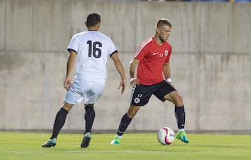 Canterano del Atlético de Madrid, el español llega a préstamo un año con el equipo potosino en busca del Ascenso. 