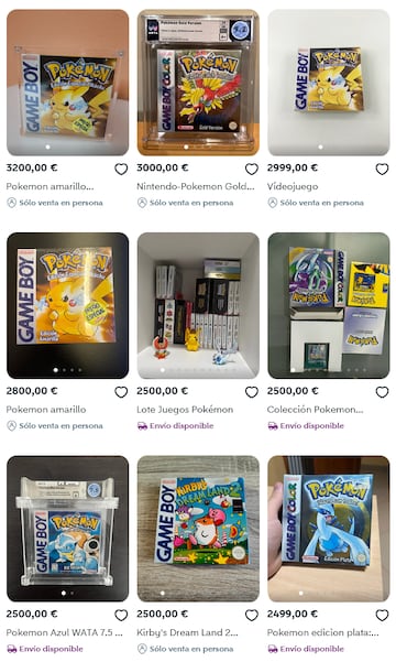 wallapop videojuegos pokemon
