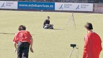 <b>TRABAJO DURO. </b>El Atlético da a las categorías inferiores un trato de profesionales. En la foto, el C.