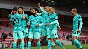 Arsenal 0-3 Liverpool: resumen, goles y resultado del partido