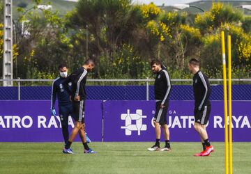 VALLADOLID. 11/05/20.
Primer entrenamiento tras el parón.