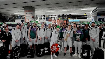 Lleghada del Unicaja.