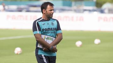 Javier Calleja durante un entrenamiento.