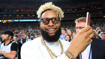 Odell Beckham celebra con sus 11 millones de seguidores