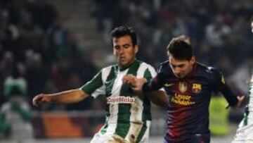 INDISCUTIBLE. Fuentes es pieza clave en el Córdoba y el pasado miércoles tuvo que vérselas con Messi.