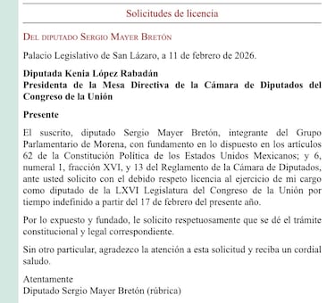 Sergio Mayer pide licencia a la Cámara de Diputados para ingresar a La Casa de los Famosos