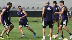 Los titulares no descansan: hubo entrenamiento en Ezeiza