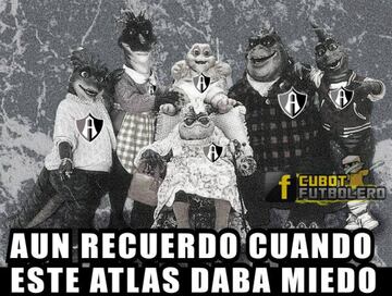 Los memes también golean al Atlas por perder con Monterrey