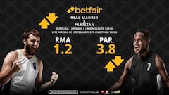 Real Madrid vs. Partizan: horario, dónde ver, pronósticos y clasificación