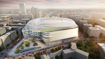 Proyecto del nuevo estadio Santiago Bernabéu.