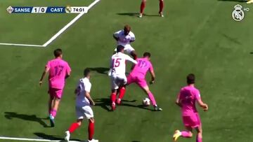 Pol¨¦mica en el Sanse-Castilla: el penalti no pitado a Hugo Duro que ha revolucionado Twitter