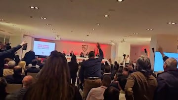 Máxima tensión: el lío que se generó en la junta del Sevilla