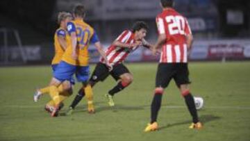 Imagen del partido del Athletic de Bilbao.