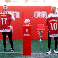 La nueva sociedad del gol en Granada: Stoichkov y Borja Bastón