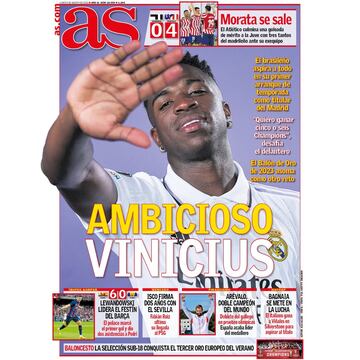 Las portadas de AS de agosto