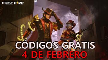 Free Fire | Códigos de hoy domingo 4 de febrero de 2024: recompensas gratis