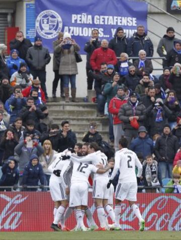Gol 0-1 de Cristiano Ronaldo a pase de Karim Benzema