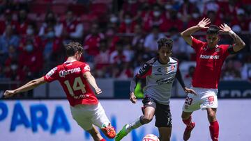   during the game Toluca vs Atlas, corresponding Round 02 the Torneo Apertura 2022 of the Liga BBVA MX at Nemesio Diez Stadium, on July 10, 2022.

<br><br>

durante el partido Toluca vs Atlas, correspondiente a la Jornada 02 del Torneo Apertura 2022 de la Liga BBVA MX en el Estadio Nemesio Diez, el 10 de julio de 2022.