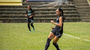 Ángela Barón, jugadora de Atlético Nacional.