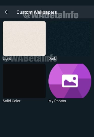Fondos de pantalla personalizados para WhatsApp llega a Android
