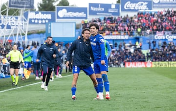 Con un jugador ms y recin marcado el gol, el Getafe se ilusion en poder sacar tres puntos.
