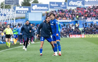 Con un jugador más y recién marcado el gol, el Getafe se ilusionó en poder sacar tres puntos.
