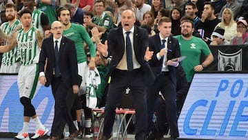 Curro Segura, durante un partido de la ACB del Coosur Real Betis
