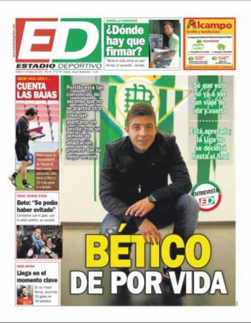 Portadas de la prensa deportiva