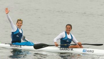 Brenda Rojas y Magdalena Garro, medalla plateada en canotaje