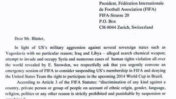 La carta de los diputados rusos