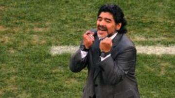 Diego Maradona dirigi&oacute; a la Selecci&oacute;n Argentina en el mundial de Sud&aacute;frica 2010