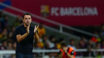 El técnico del FC Barcelona Xavi Hernández