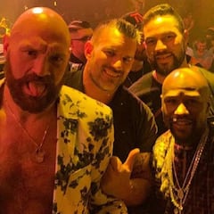 Tyson Fury y Floyd Mayweather se van de fiesta juntos en Las Vegas