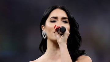 Lali Espósito interpretó el himno de Argentina en la final del Mundial de Qatar 2022.