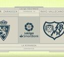 Resumen y goles del Zaragoza vs Rayo Vallecano de la Liga SmartBank