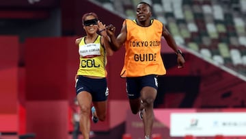 Angie Pabón gana medalla de bronce en 400 metros T11