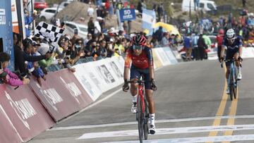 Egan Bernal, cuarto de la Vuelta a San Juan