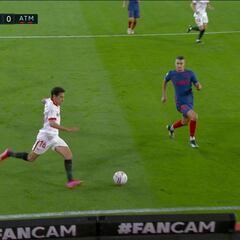La majestuosa acción de Navas que deja temblando al Atleti