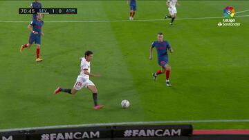 El gol del Sevilla que deja abierta LaLiga: Navas, preciso