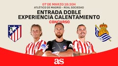 Gana entradas para el partido del Atlético de Madrid con el Real Sociedad