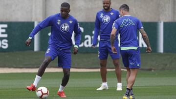 Carvalho, durante un entrenamiento del pasado curso.