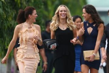 Agnieszka Radwanska,Caroline Wozniacki y Ana Ivanovic.