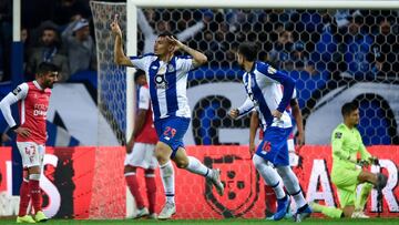 El cuadro de los Dragones venció por la mínima a la escuadra del Braga con Corona de titular mientras que Herrera ingresó de cambio.