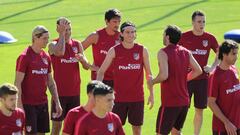 Entrenamiento del Atlético de Madrid