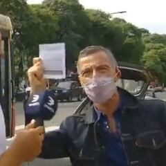 Gustavo Garzón interrumpió un vivo para contar su alegría por vacunarse con la Sputnik V