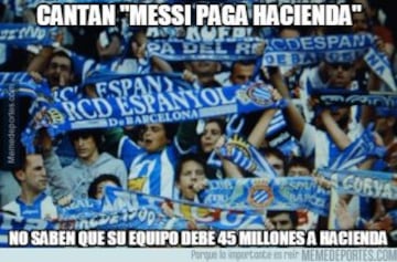 Los memes del empate entre el Espanyol y el Barcelona