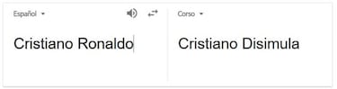 Cristiano Disimula: la extraña traducción de Google Translate de CR7