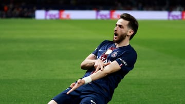 Kvaratskhelia sentenció el encuentro 2-0 en favor del PSG y, ahora ha conseguido un hito, dentro de Champions League, que solamente había podido lograr Mbappé. TPX IMAGES OF THE DAY