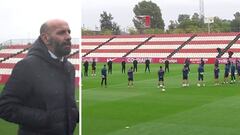 El DT del Sevilla y su charla a sus jugadores por Maradona